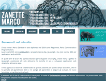 Tablet Screenshot of marcozanette.com